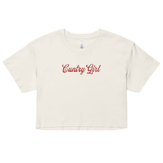 Cuntry Girl Cropped Tee